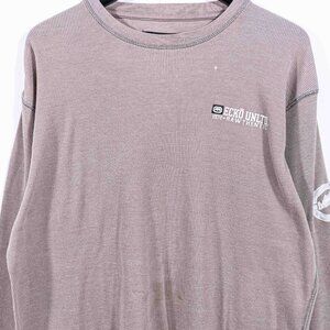 Ecko Unltd Rhino Logo Thermal Waffle Shirt Long Sleeve XXL Y2K Streetwear